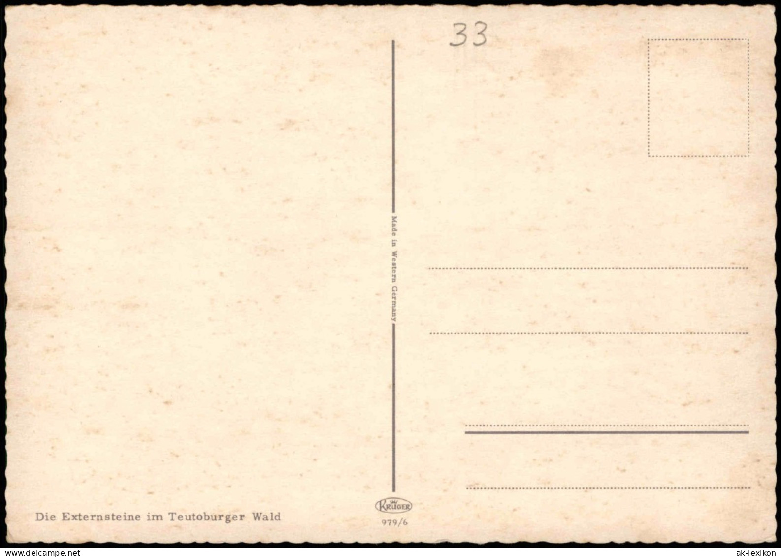 Holzhausen Horn-Bad Meinberg Die Externsteine Im Teutoburger Wald 1978 - Other & Unclassified