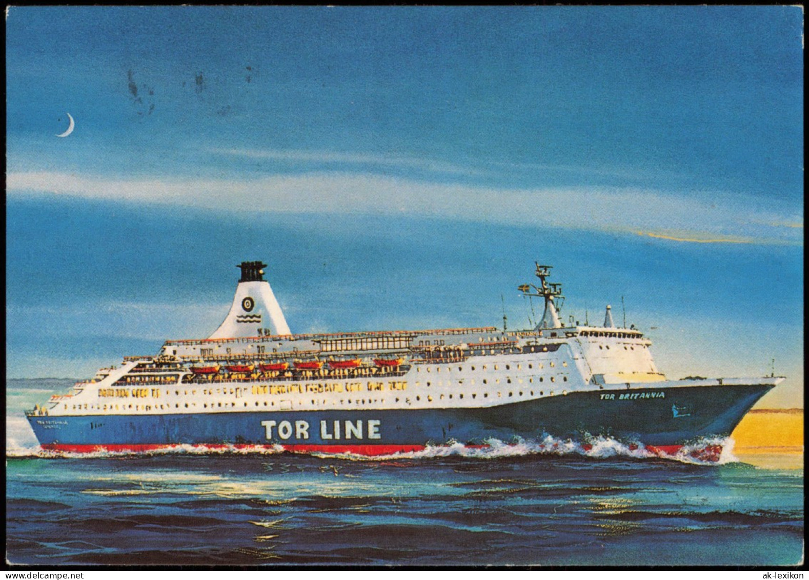 Ansichtskarte  Schiffe Schifffahrt - Hochsee M/S Tor Britannia 1976 - Sonstige & Ohne Zuordnung
