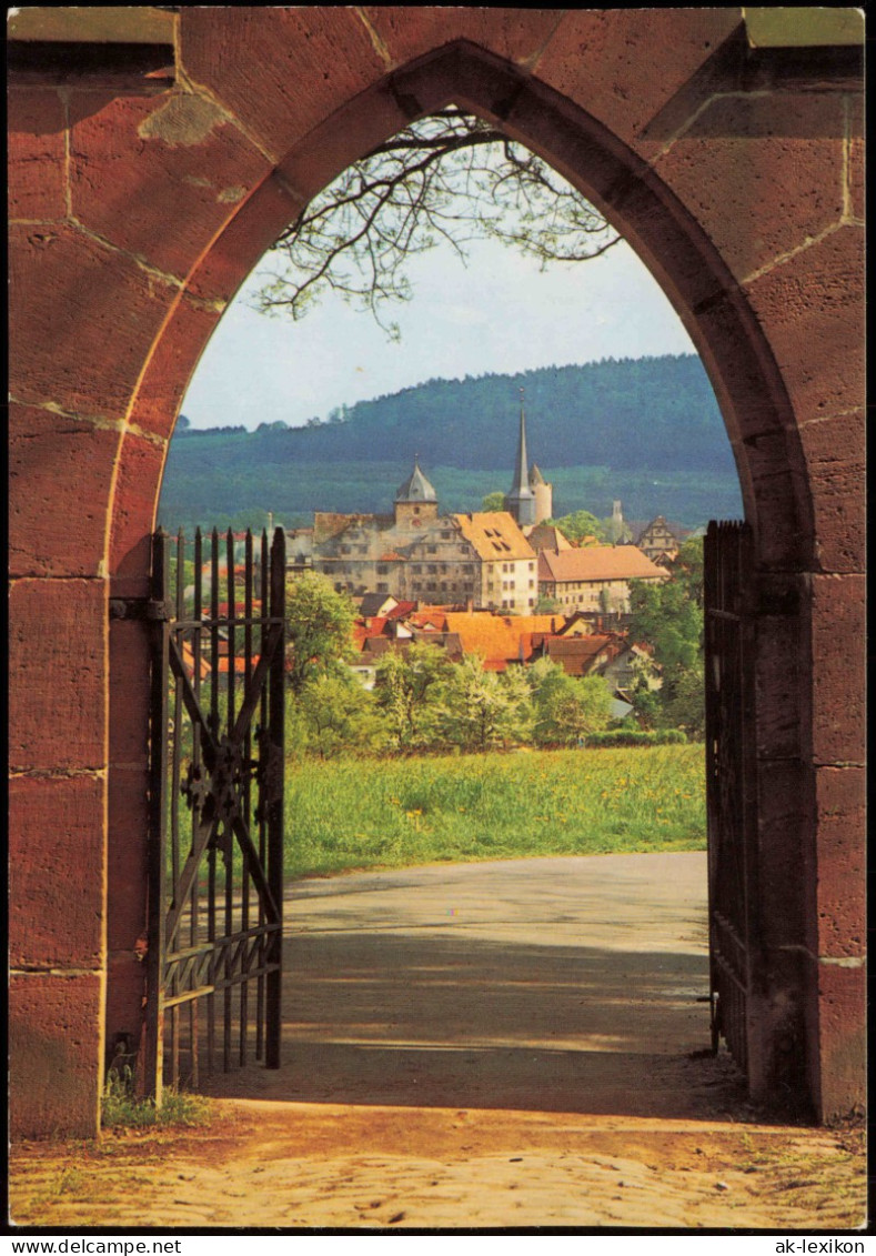 Ansichtskarte Schlitz Panorama-Ansicht Durch Tor-Bogen Der Burgenstadt 1970 - Autres & Non Classés