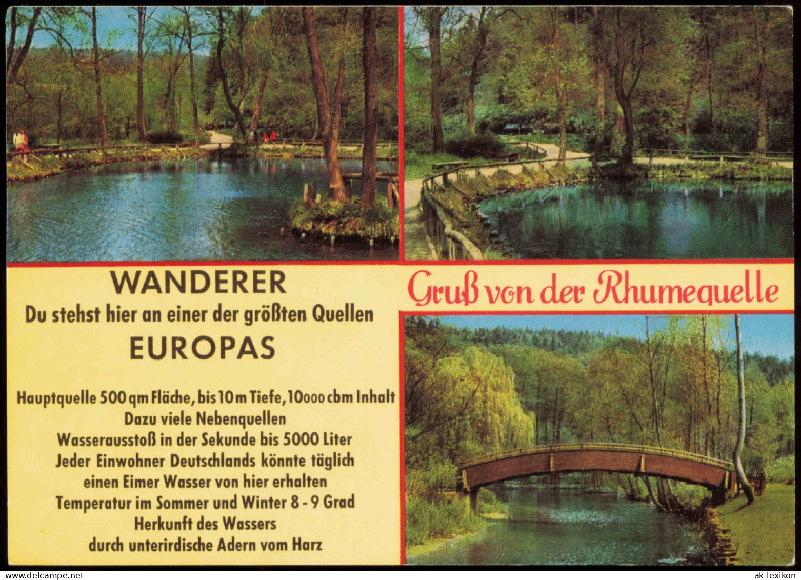 Rhumspringe Rhumspringe Südharz, Eine Der Größten Quellen Europas 1996 - Other & Unclassified