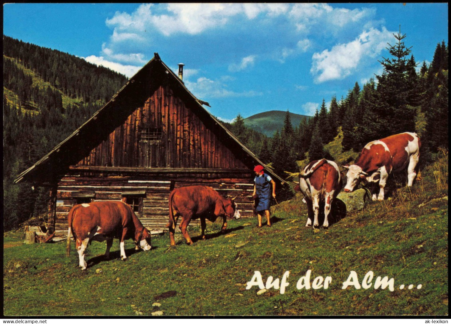 Ansichtskarte .Österreich Auf Der Alm... Allgemein Österreich 1980 - Andere & Zonder Classificatie