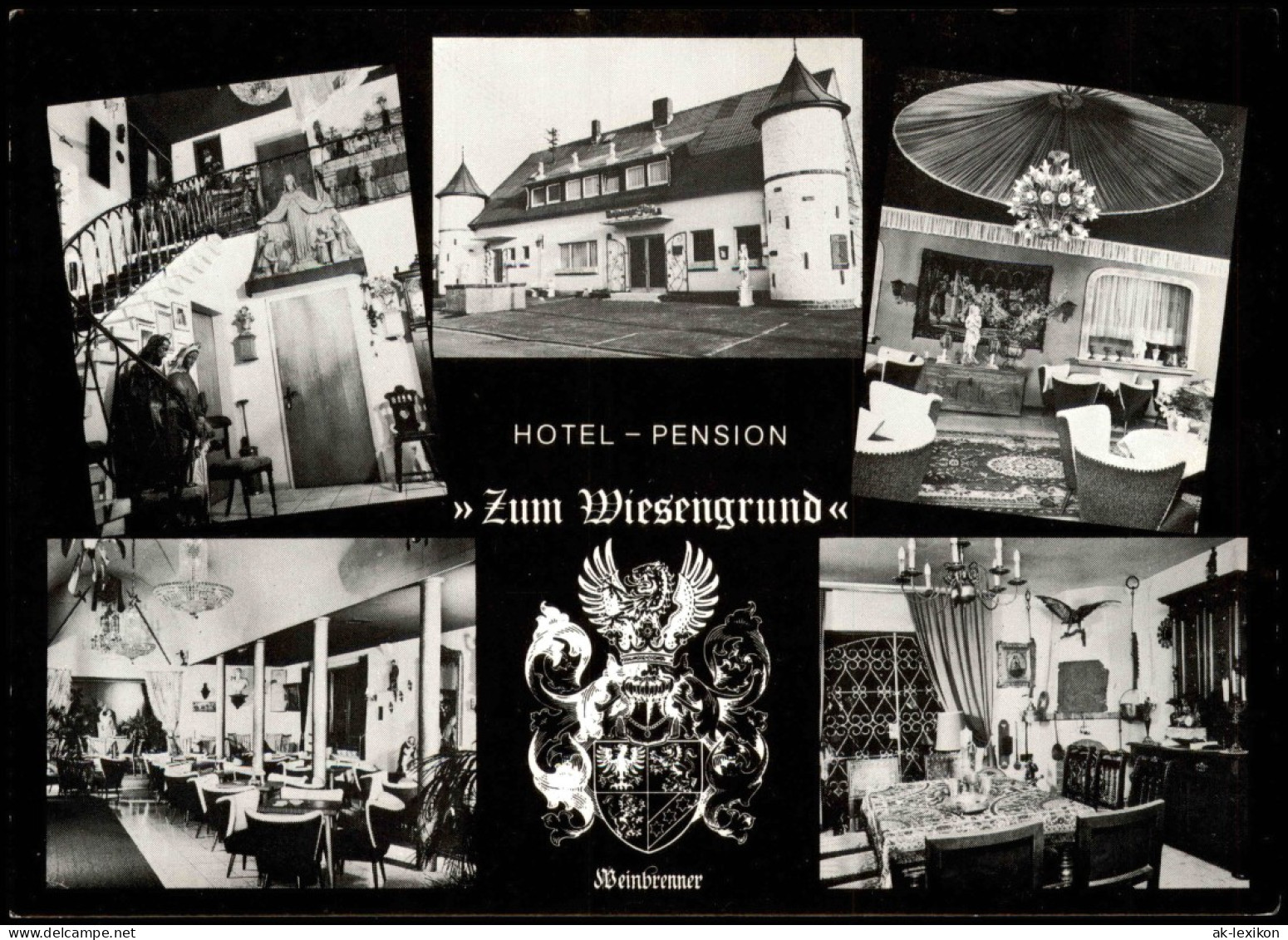 Langenbach Bei Kirburg Hotel-Pension Zum Wiesengrund MB Mit Innen 1965 - Other & Unclassified