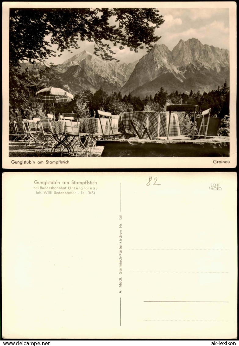 Ansichtskarte Grainau Gunglstub'n Am Stampfistich 1965 - Autres & Non Classés