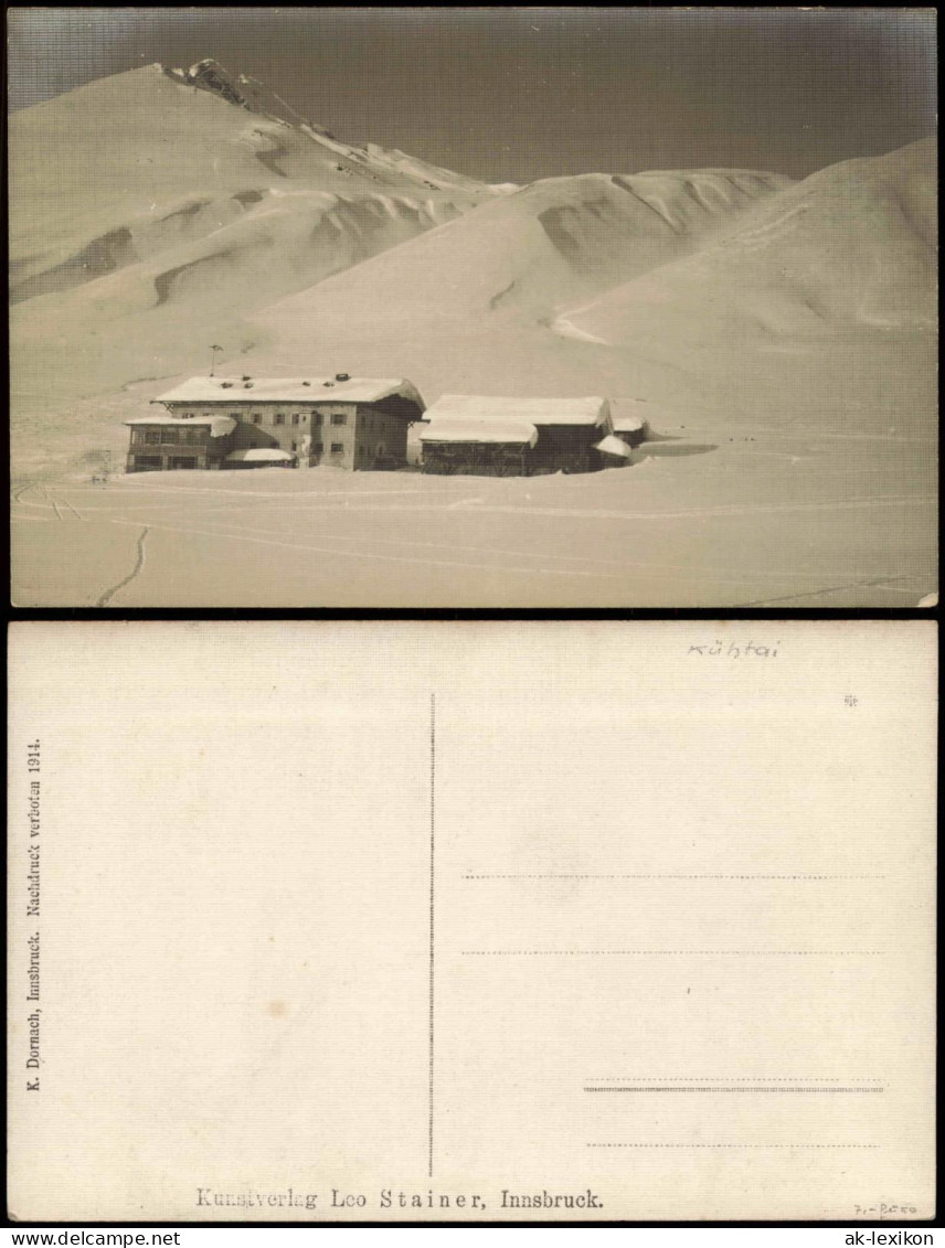 Ansichtskarte  Alpen Berggasthaus Hütte Im Winter 1929 - Unclassified