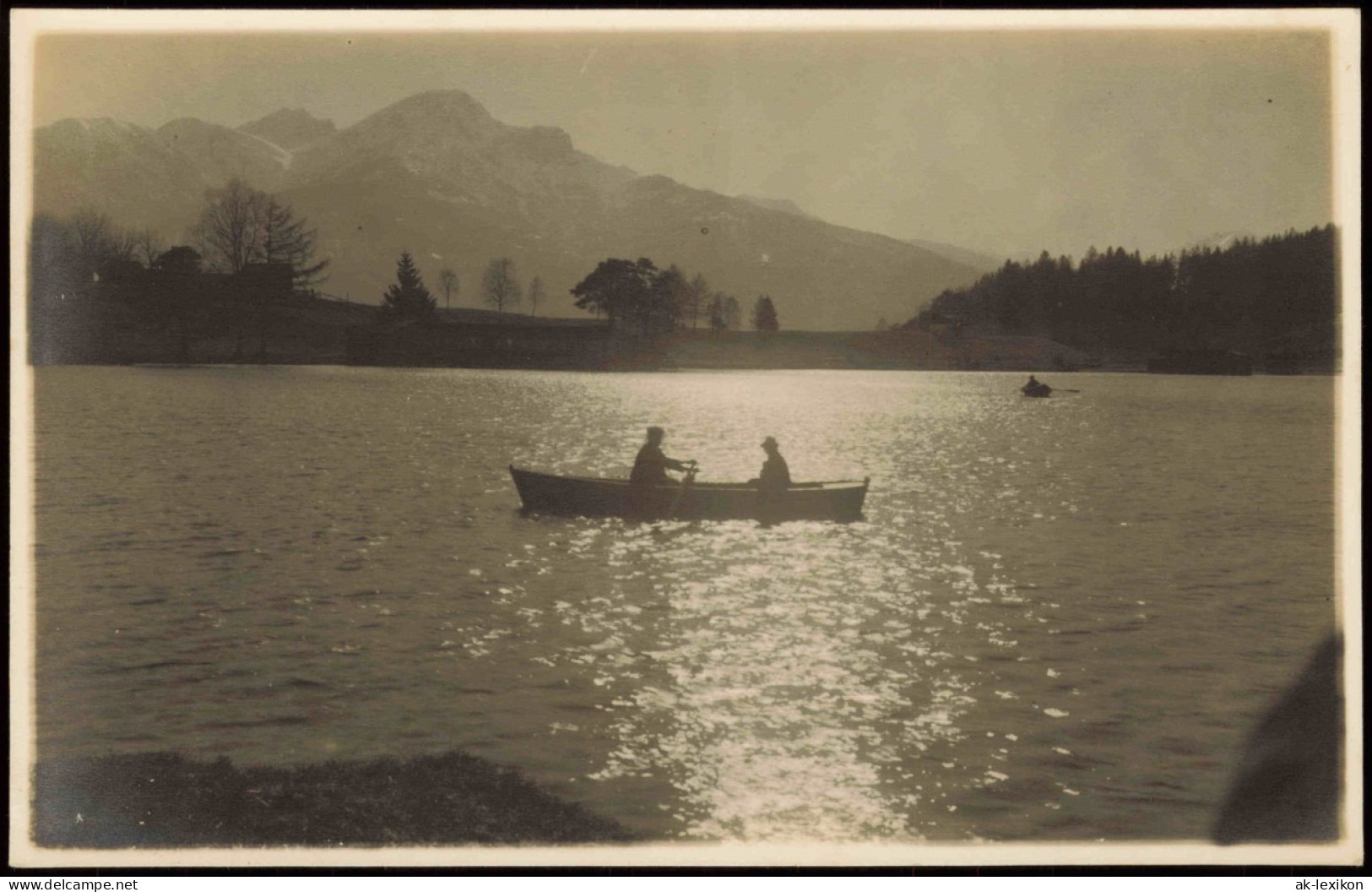 Ansichtskarte Innsbruck Bootsfahrt Auf See Stimmungsbild 1930 - Innsbruck