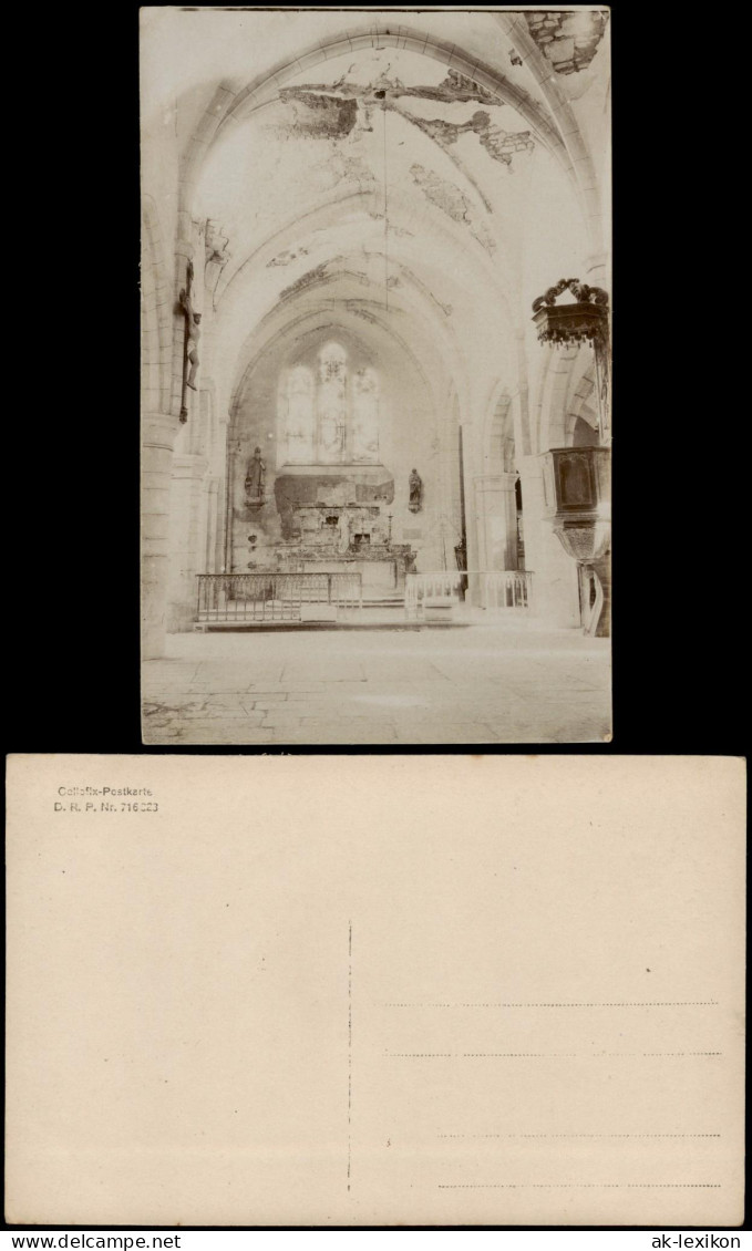 Ansichtskarte  Religion Kirche - Zerstörte Kirche 1913 - Other & Unclassified