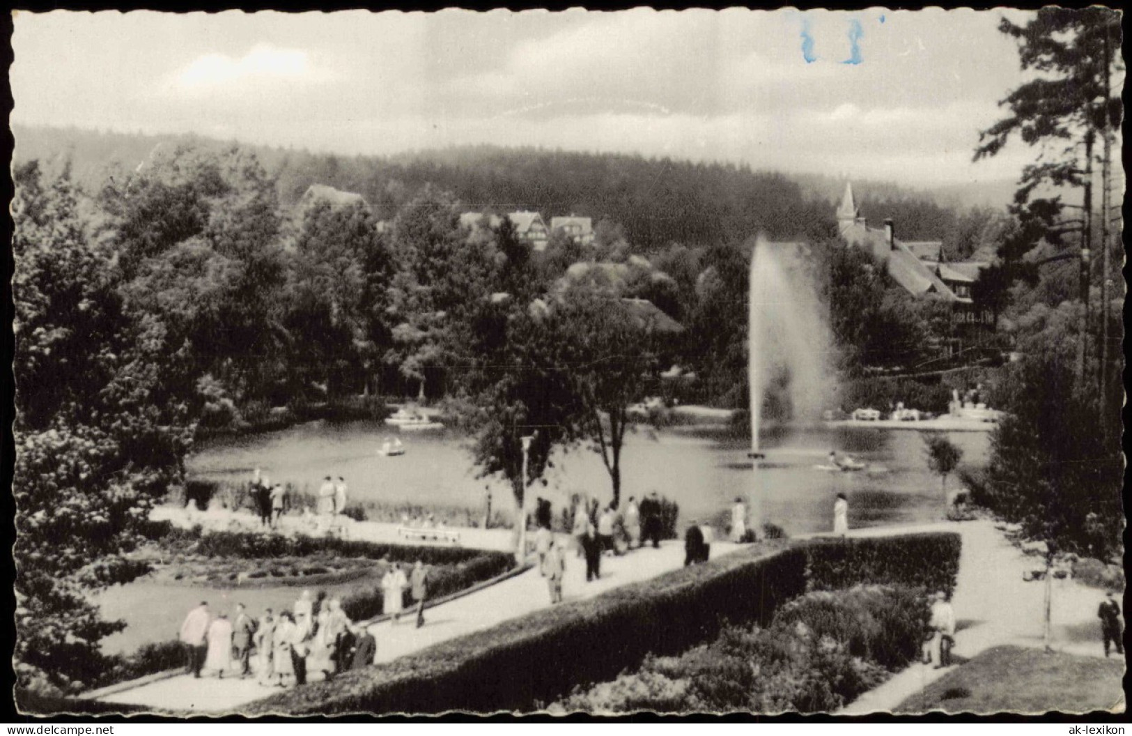 Ansichtskarte Braunlage Kurgarten, Kur-Anlagen 1960 - Braunlage