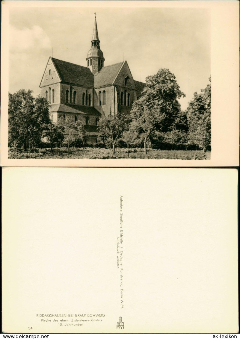 Riddagshausen-Braunschweig Kirche Des Ehem. Zisterzienserklosters 1950 - Braunschweig