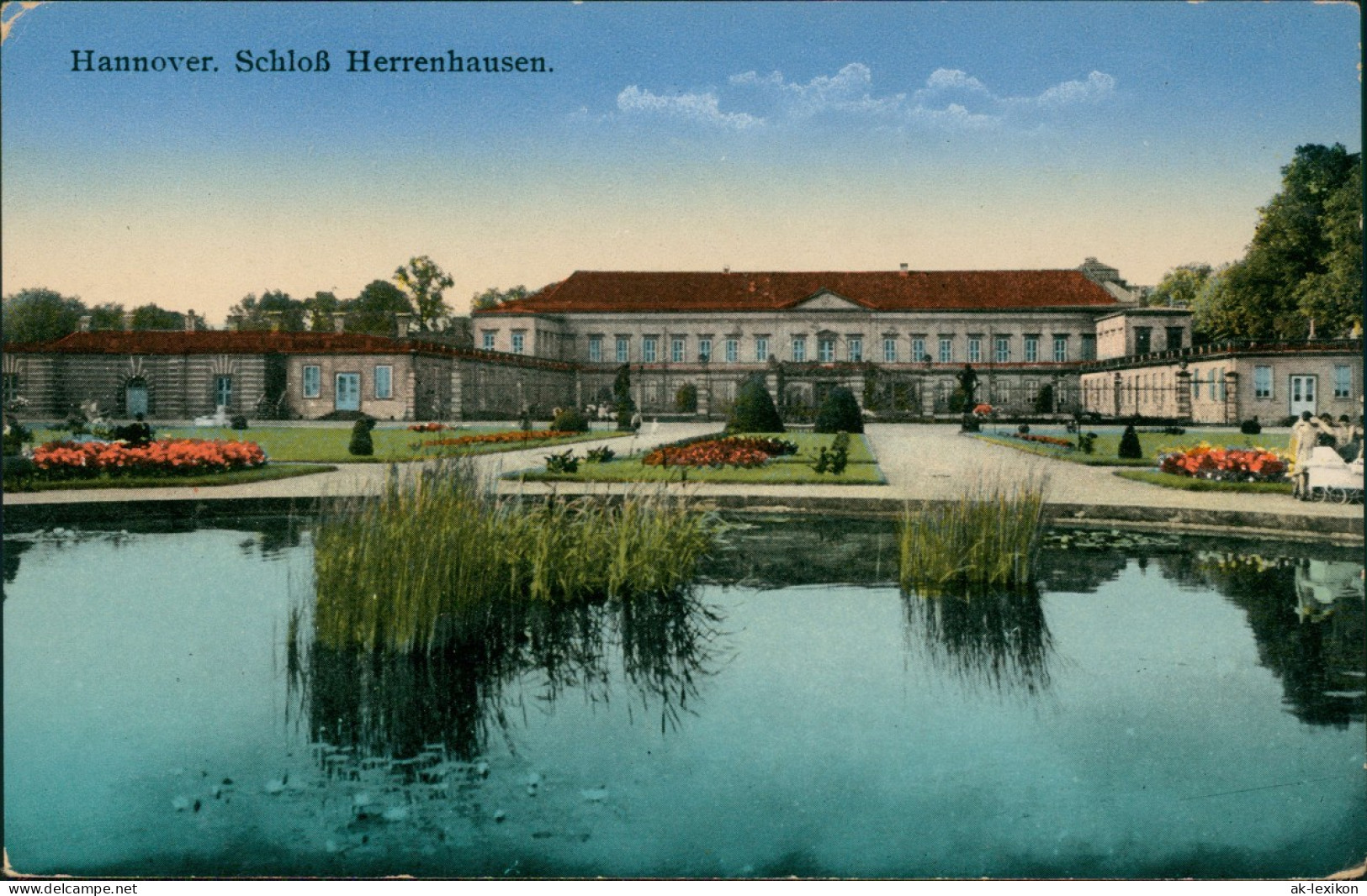Herrenhausen-Hannover Schloß Herrenhausen (Castle Building) 1910 - Hannover