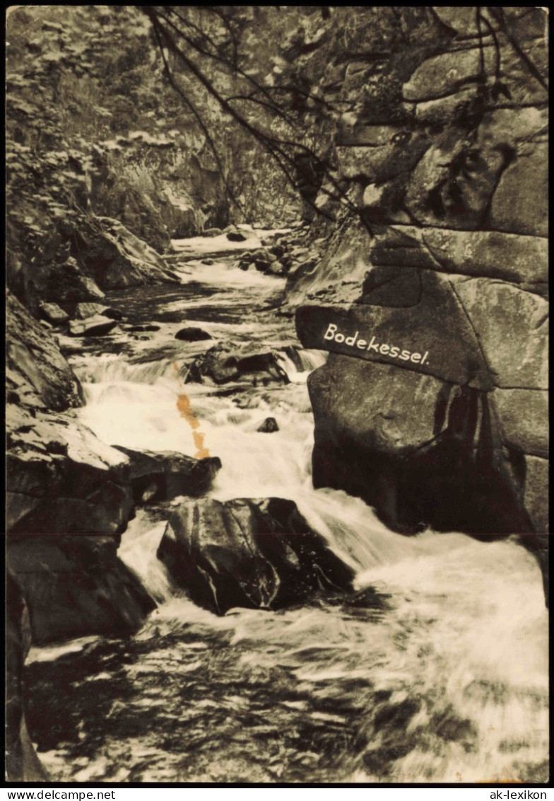 Ansichtskarte Thale (Harz) Bodekessel (Bodetal) 1970 - Otros & Sin Clasificación