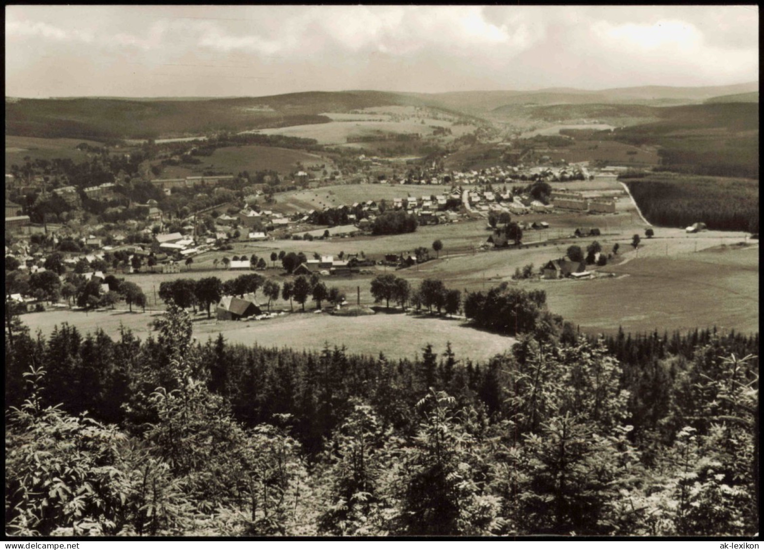 Ansichtskarte Bärenstein (Erzgebirge) Blick Vom Bärenstein 1978 - Bärenstein