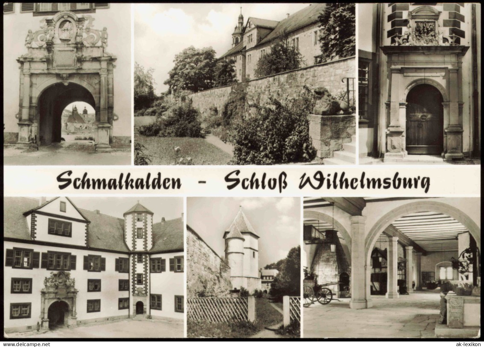 Ansichtskarte Schmalkalden Schloss Wilhelmsburg 1978 - Schmalkalden