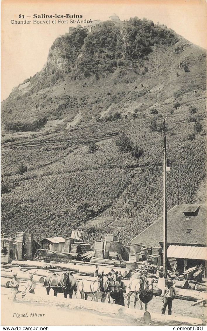 Salins Les Bains Chantier Bouvet Et Fort St Andre - Autres & Non Classés