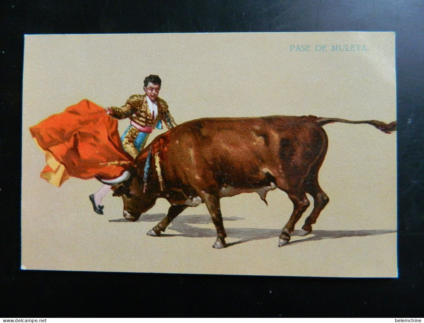 LOT DE 6 CARTES POSTALES SUR LE THEME DE LA CORRIDA