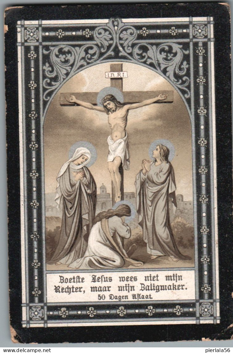 Bidprentje Zele - Rubbens Maria Leonia (1852-1909) - Devotion Images