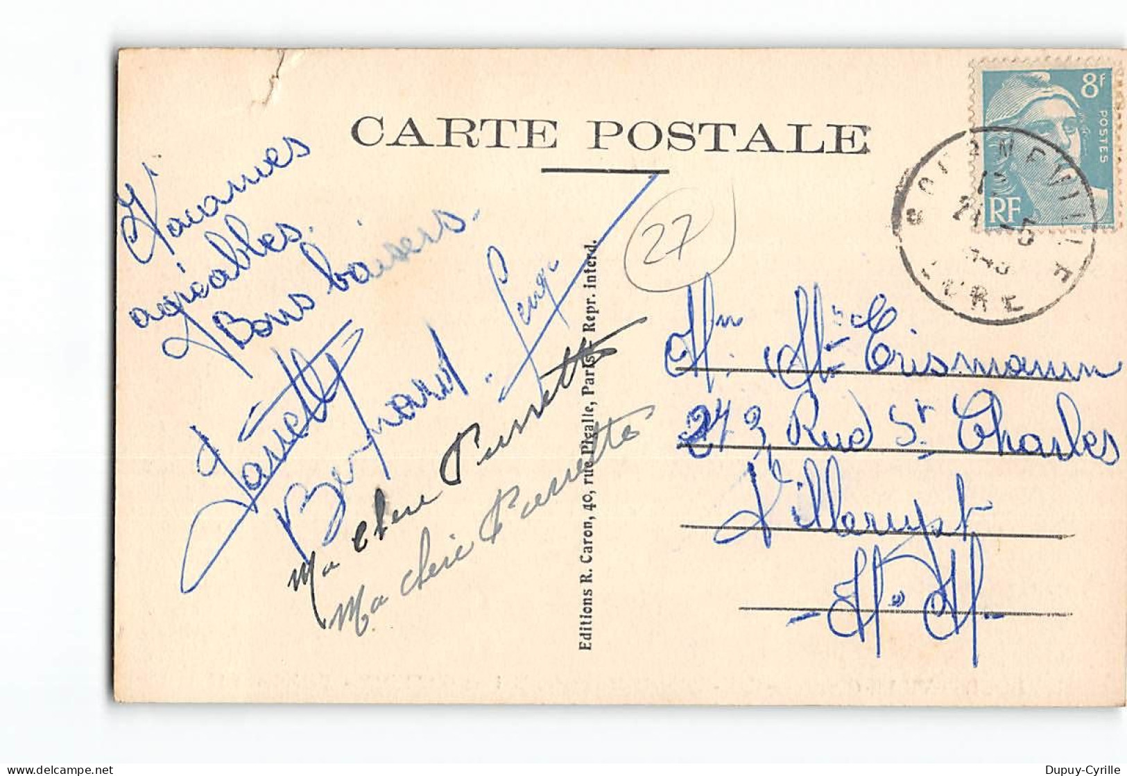 BOURNEVILLE - Café Epicerie Mercerie, Maison Gatinet - état - Other & Unclassified