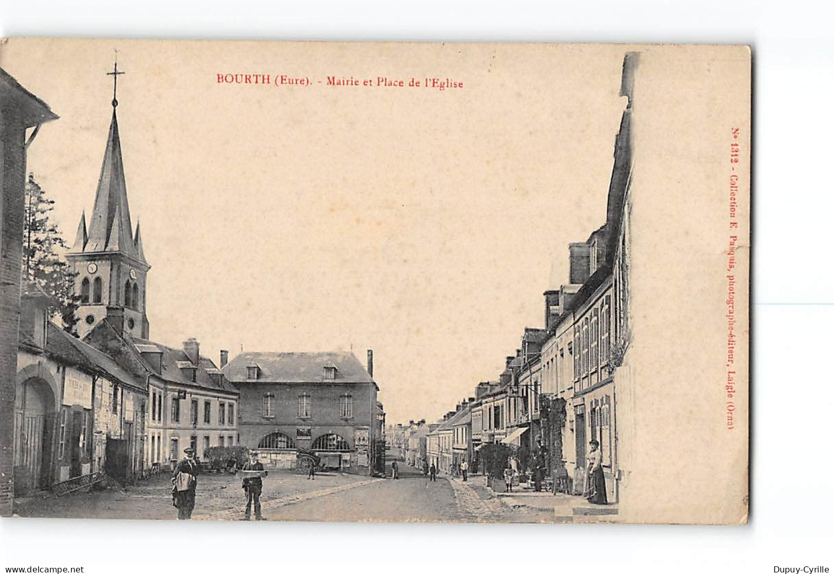 BOURTH - Mairie Et Place De L'Eglise - état - Autres & Non Classés