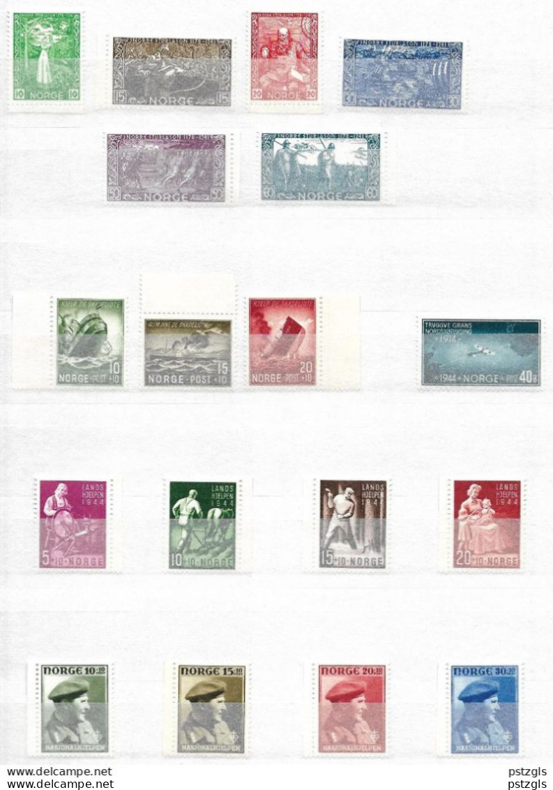 Norge / Lot MNG - 1941-1946 - Nuovi