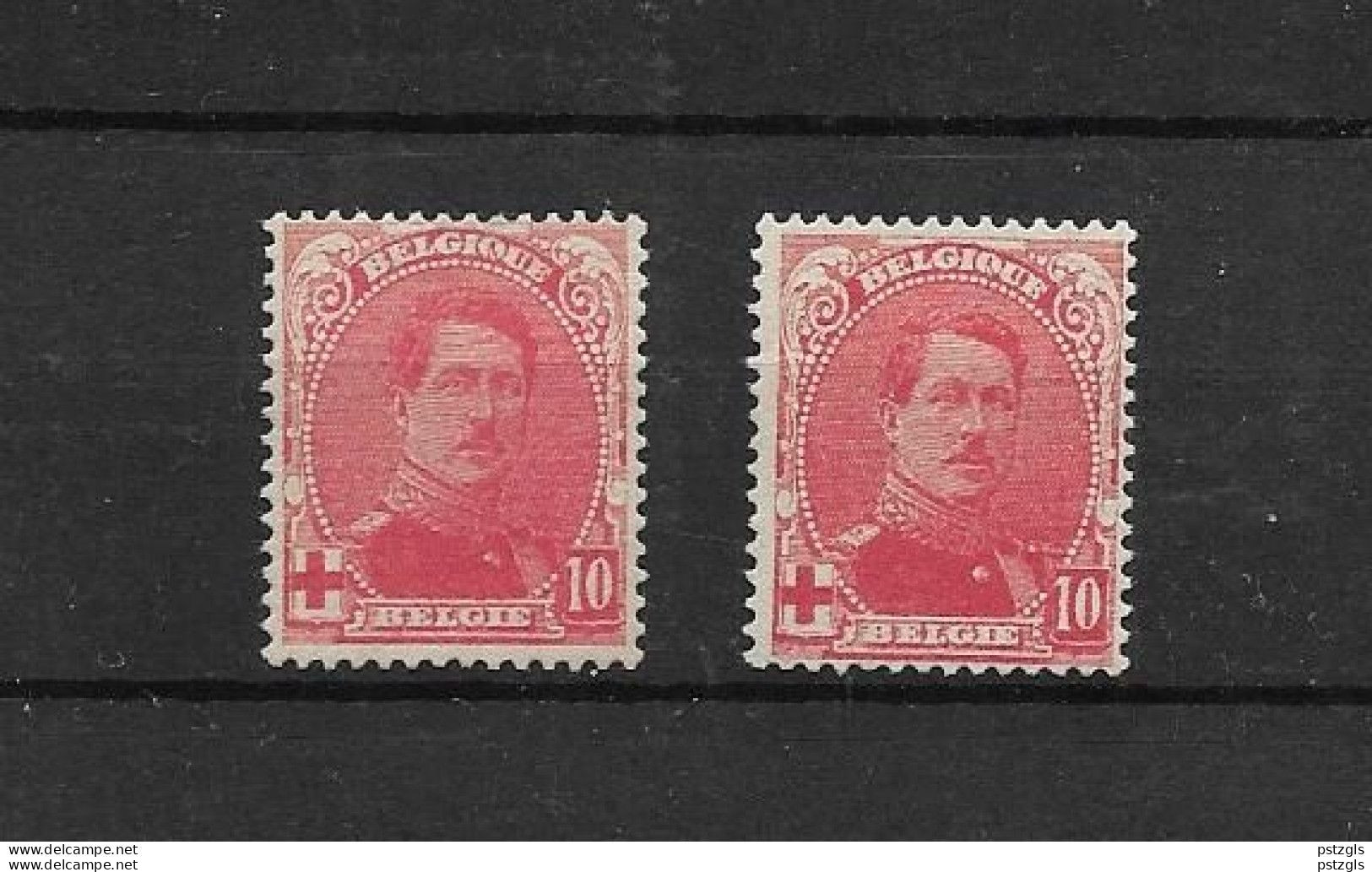 130** MNH (Type I-II) - 1914-1915 Croix-Rouge