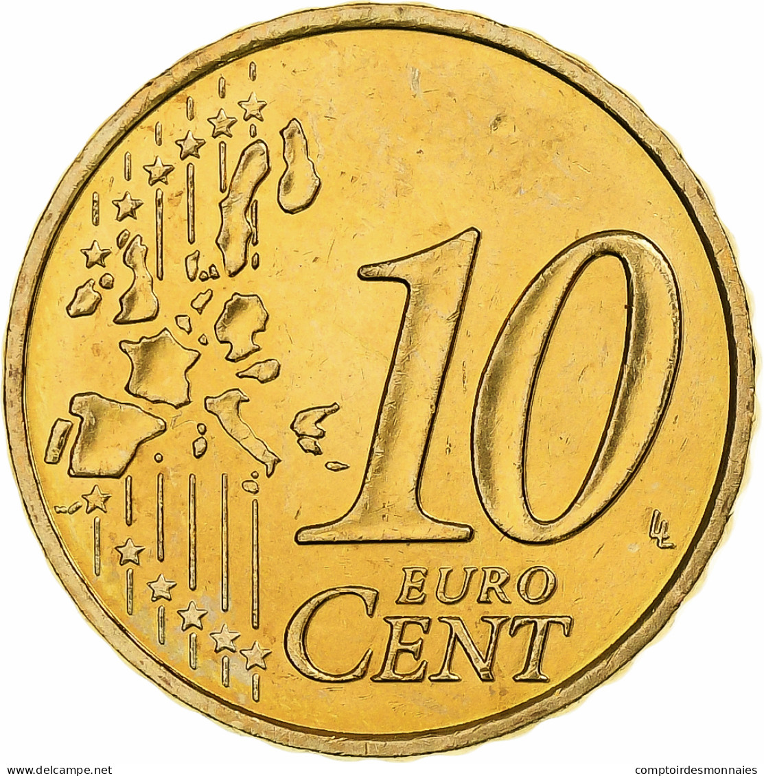 France, 10 Centimes, 2000, Pessac, Or Nordique, SPL, KM:1285 - France