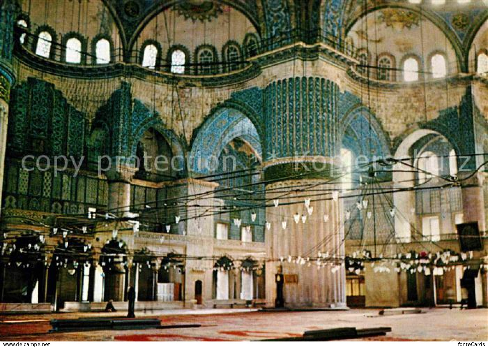 72793525 Istanbul Constantinopel Interior Of The Blue Mosque Blaue Moschee Innen - Turkey