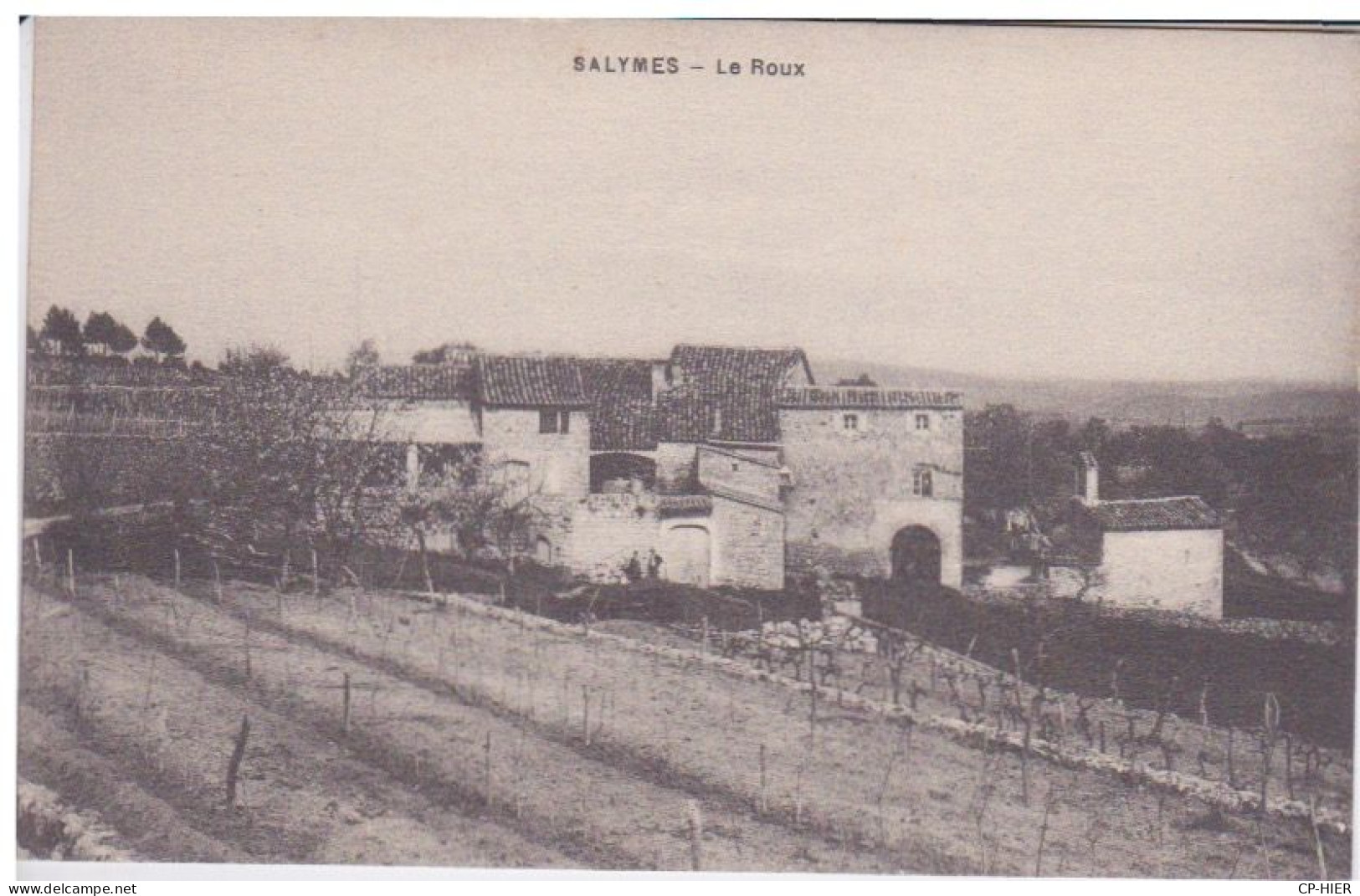 07 - ARDECHE - LES SALYMES - LE ROUX  - FERME VITICULTURE - VIGNE - Autres & Non Classés