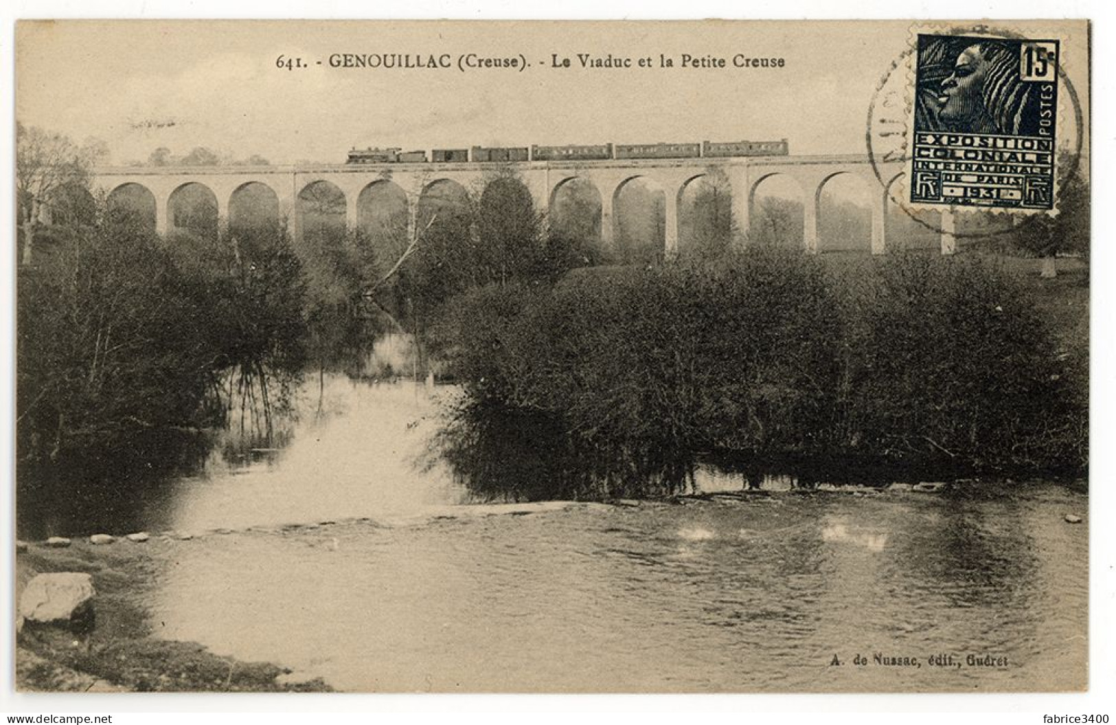 Genouillac Viaduc Avec Train - Other & Unclassified