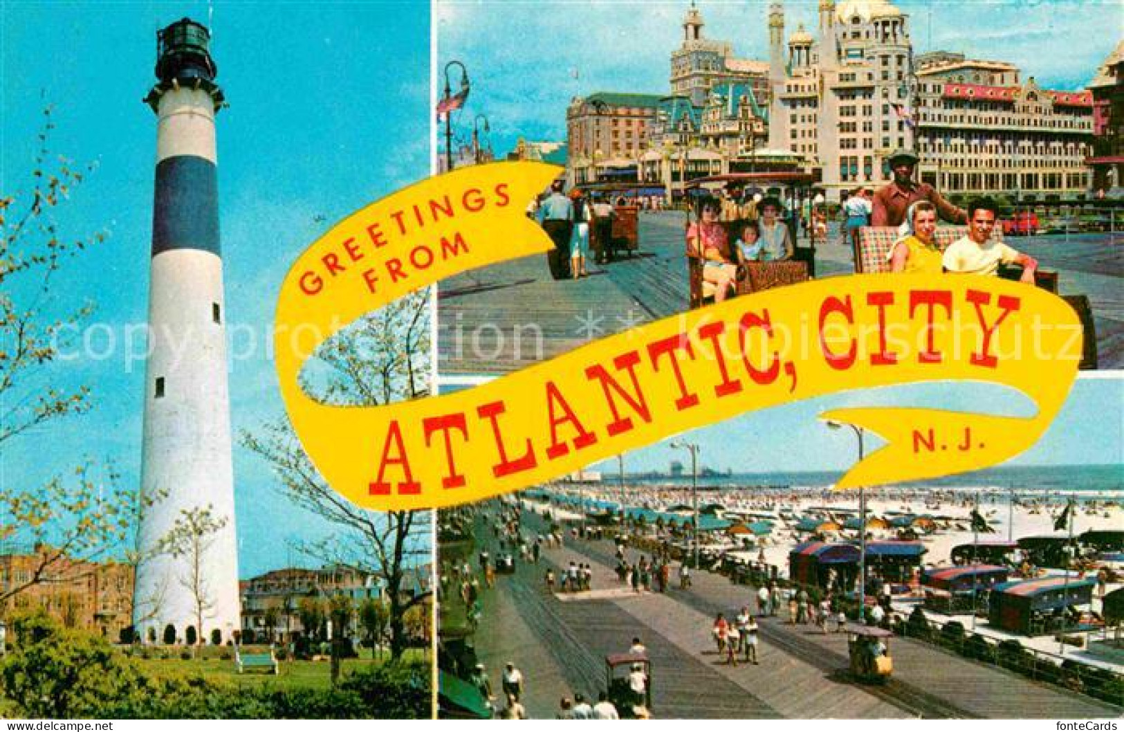 72790469 Atlantic_City_New_Jersey Leuchtturm Strand - Sonstige & Ohne Zuordnung