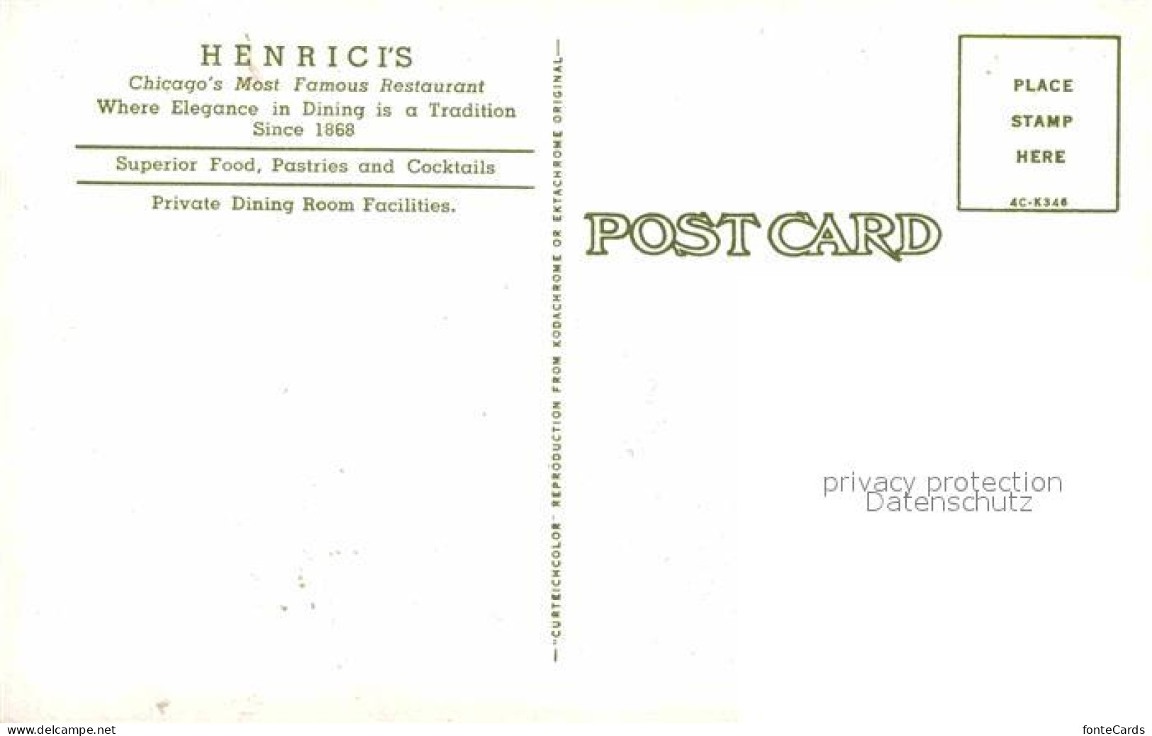 72789189 Chicago_Illinois Henrici's Restaurant - Otros & Sin Clasificación