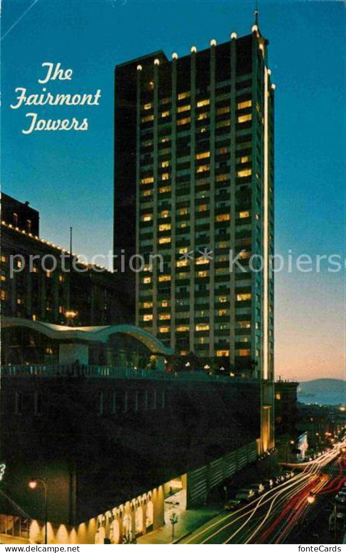 72789055 San_Francisco_California The Fairmont Tower At Night - Other & Unclassified