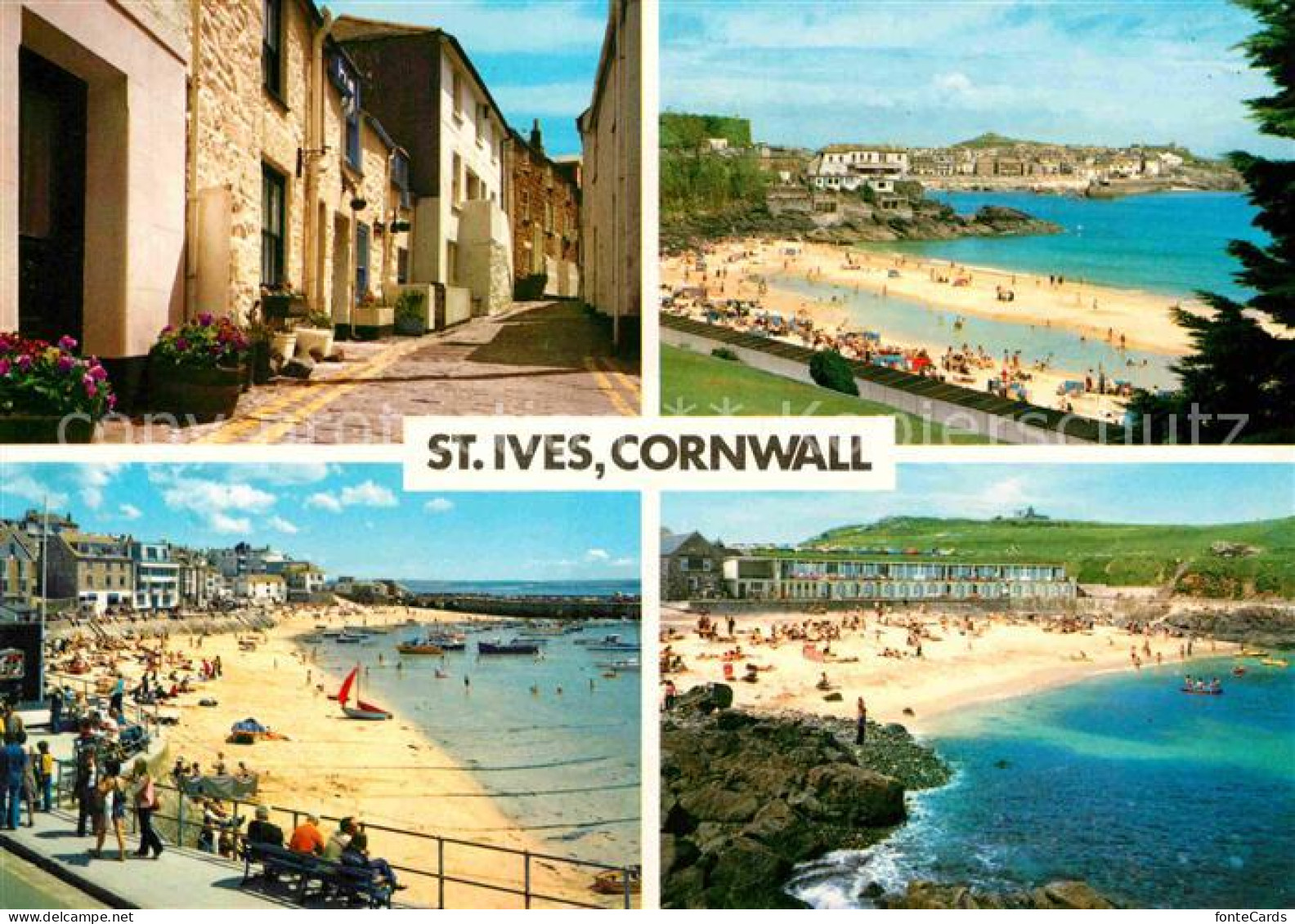 72787920 St Ives Cornwall Street Beach Coast St Ives Cornwall - Andere & Zonder Classificatie
