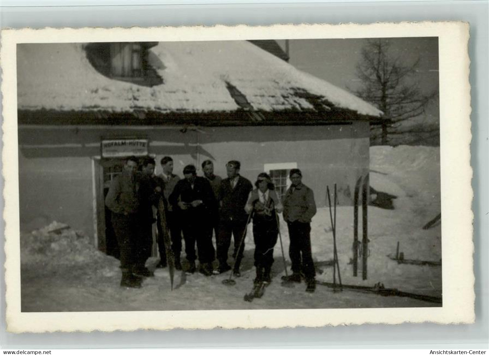 12085808 - Ski Vor Der Hofalm Huette - Privatfoto AK Ca - Sonstige & Ohne Zuordnung