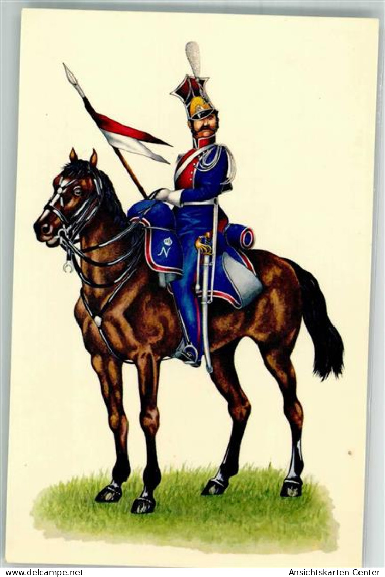 39866308 - Uniform Lancer Der Garde 1812 Pferd Interregnum Wappen Nr.21 - Pologne