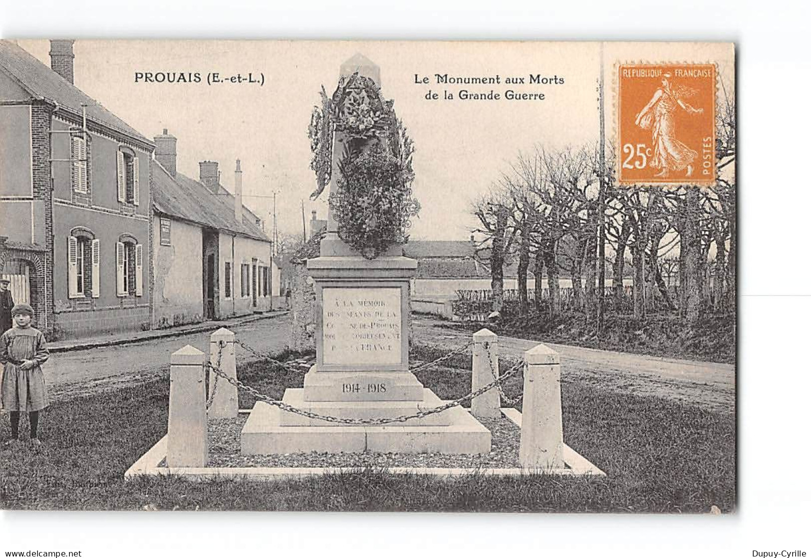 PROUAIS - Le Monument Aux Morts De La Grande Guerre - Très Bon état - Autres & Non Classés