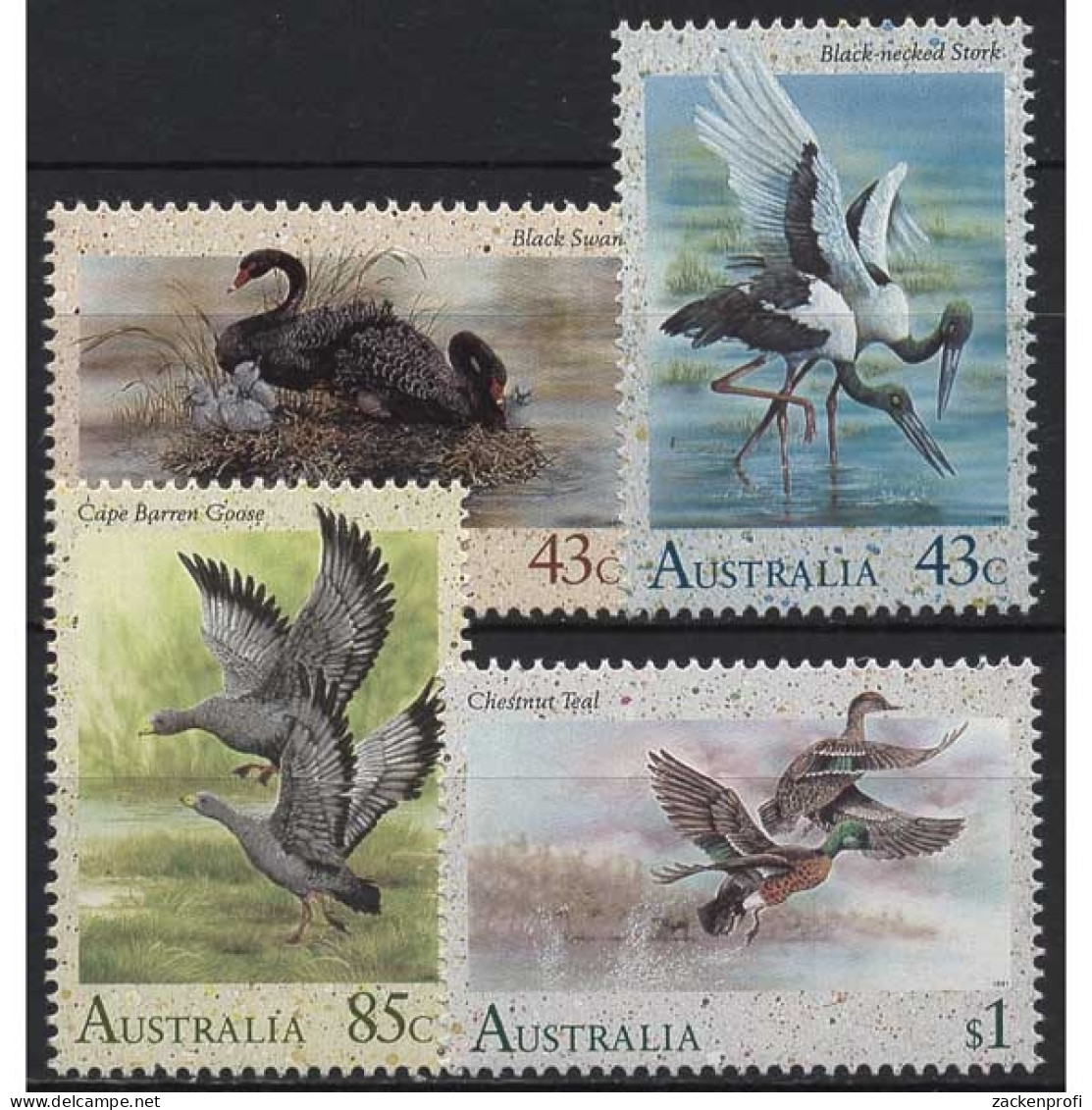 Australien 1991 Wasservögel 1237/40 Postfrisch - Ungebraucht