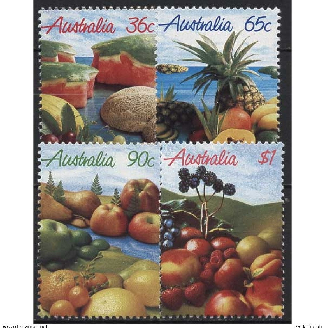 Australien 1987 Einheimische Früchte 1019/22 Postfrisch - Nuovi