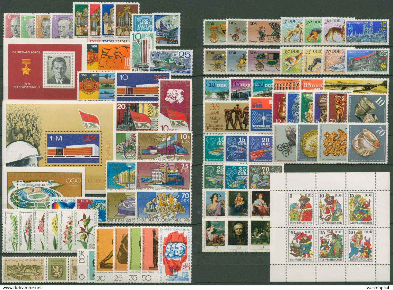 DDR Jahrgang 1976 Komplett Postfrisch (G6432) - Unused Stamps