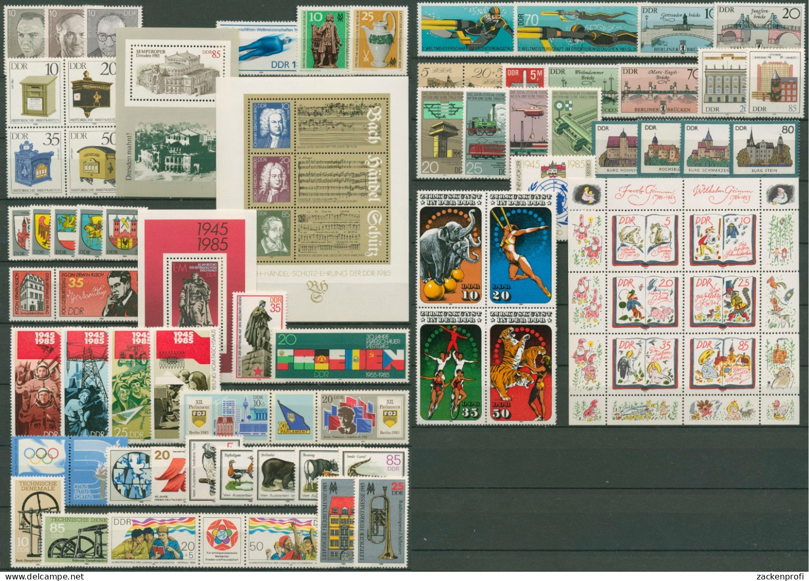 DDR Jahrgang 1985 Komplett Postfrisch (G6423) - Unused Stamps