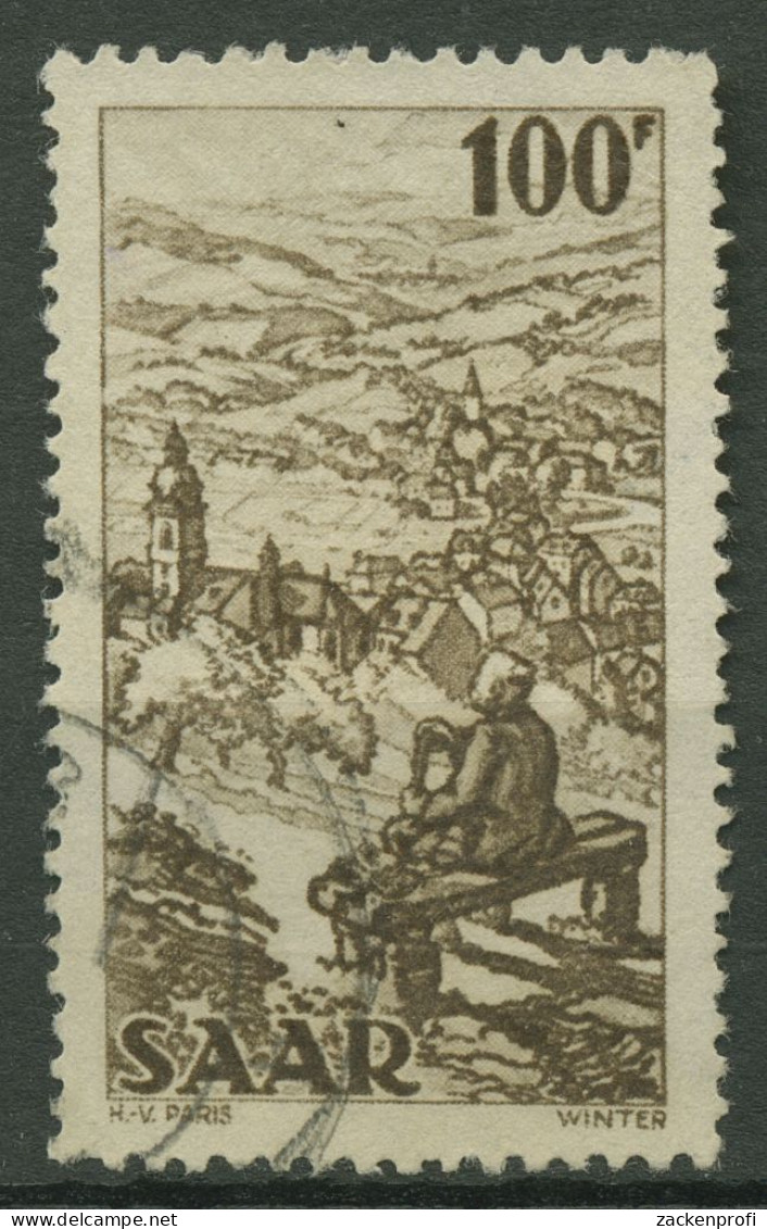 Saarland 1949 Bliestal Mit Wiebelskirchen 288 Gestempelt - Used Stamps