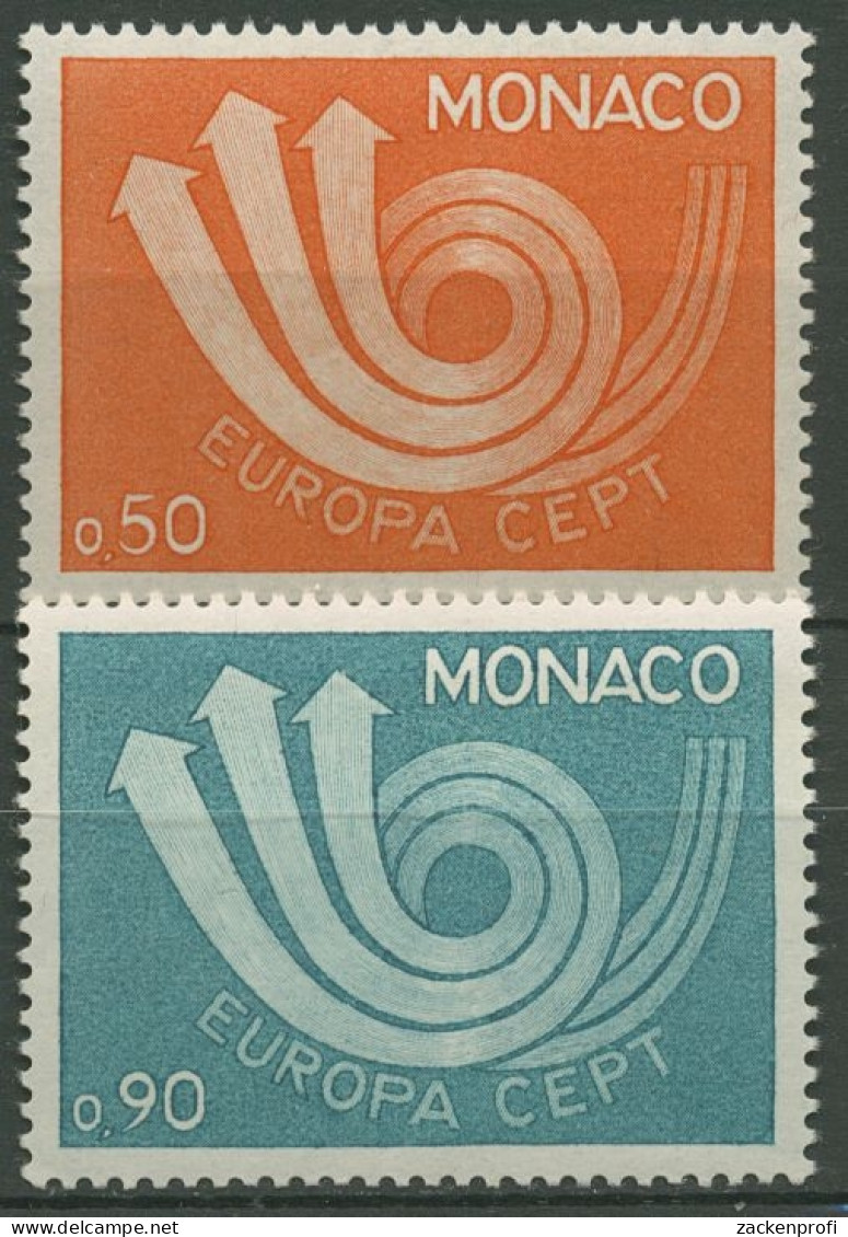 Monaco 1973 Europa CEPT Posthorn 1073/74 Postfrisch - Ongebruikt