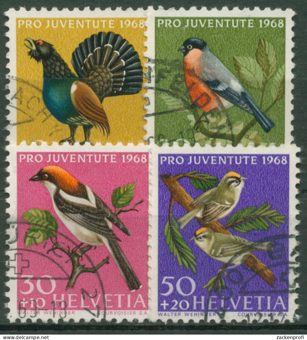 Schweiz 1968 Pro Juventute Tiere Vögel 891/94 Gestempelt - Usati