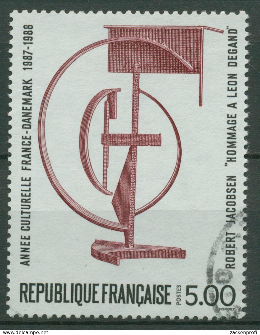 Frankreich 1988 Dänisch-französisches Kulturjahr Metallarbeit 2687 Gestempelt - Gebraucht