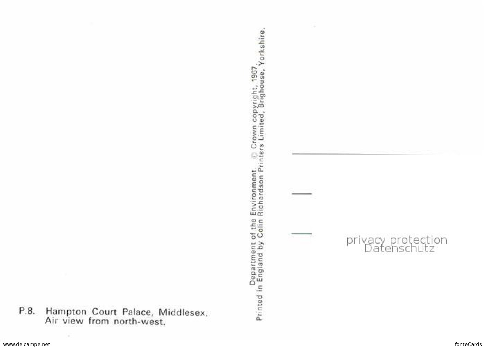 72783519 Middlesex Hampton Court Palace Fliegeraufnahme - Sonstige & Ohne Zuordnung