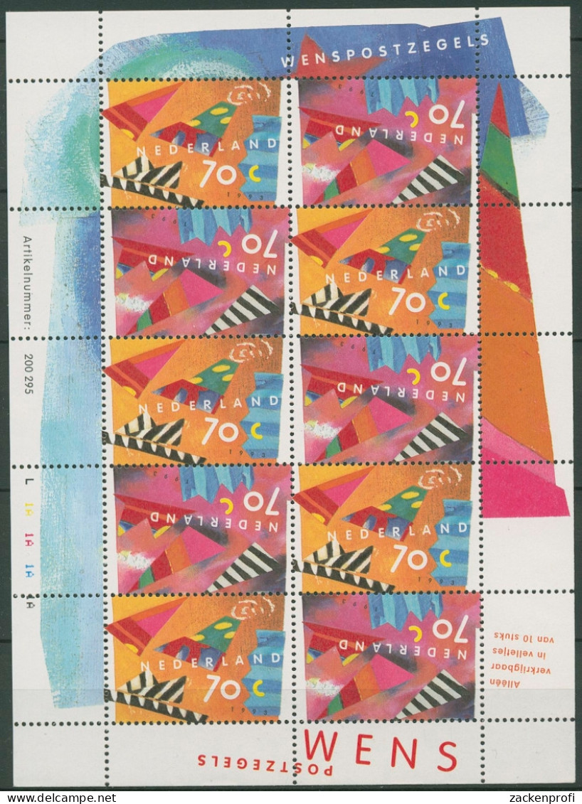 Niederlande 1993 Grußmarken Kleinbogen 1462/63 K Postfrisch (C95845) - Blocks & Sheetlets