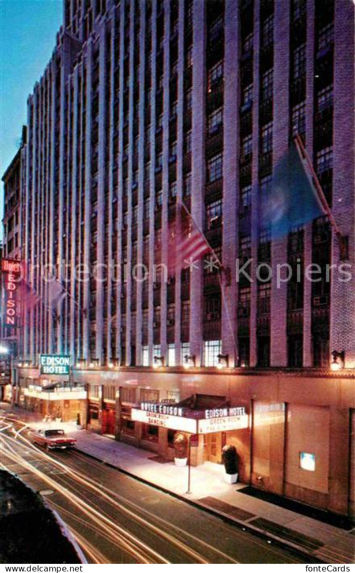 72783310 New_York_City Hotel Edison At Night - Andere & Zonder Classificatie