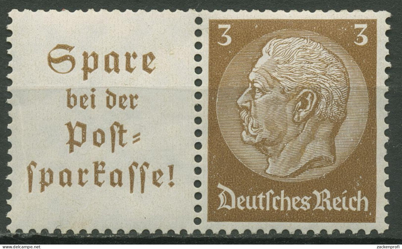 Deutsches Reich Zusammendrucke 1939 Hindenburg W 79 Postfrisch - Se-Tenant
