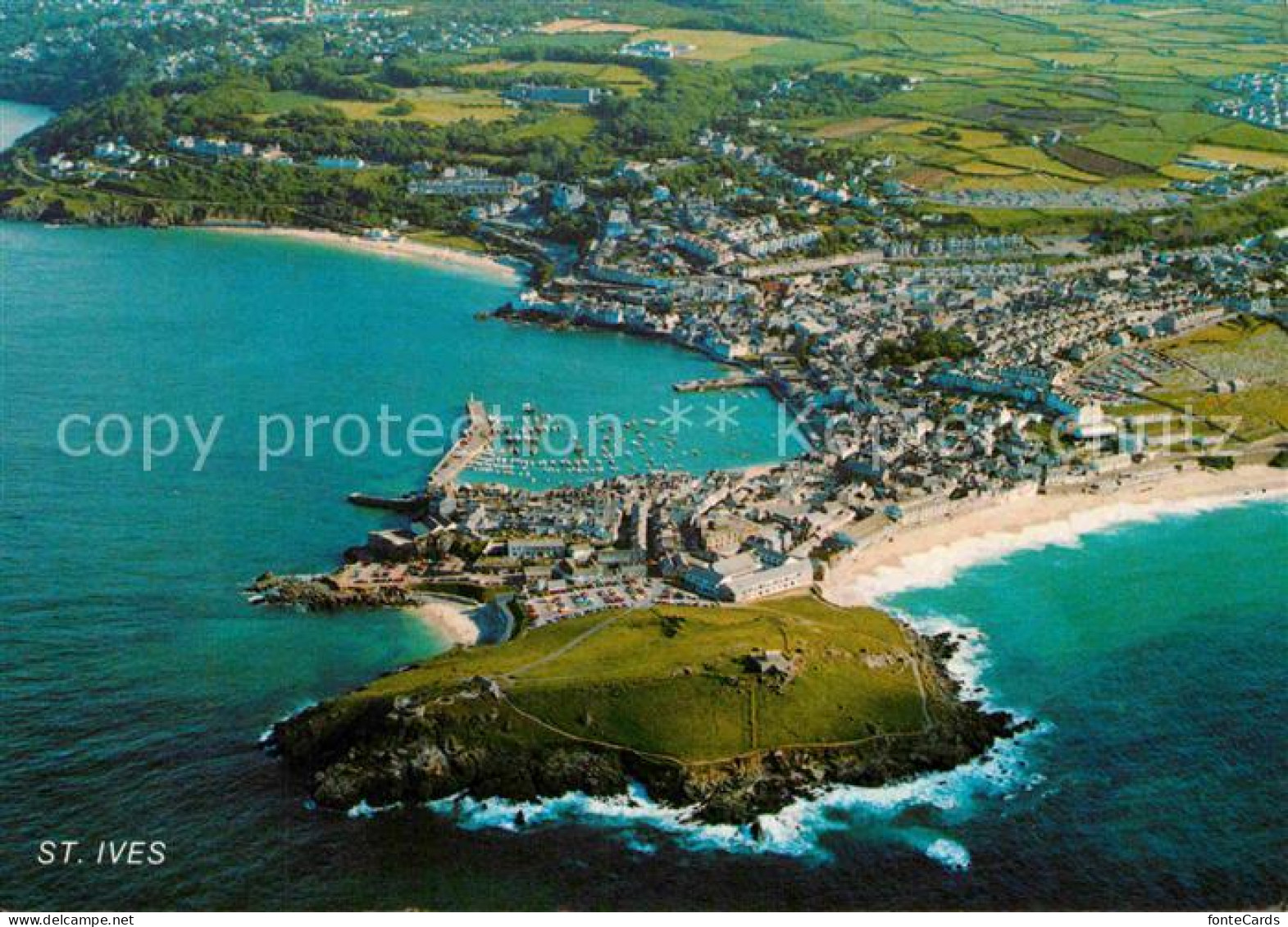 72782833 St Ives Cornwall Fliegeraufnahme St Ives - Andere & Zonder Classificatie