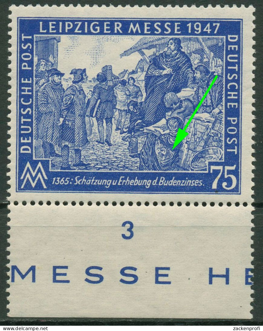 Alliierte Besetzung 1947 Leipziger Messe Mit Plattenfehler 966 I Postfrisch - Otros & Sin Clasificación