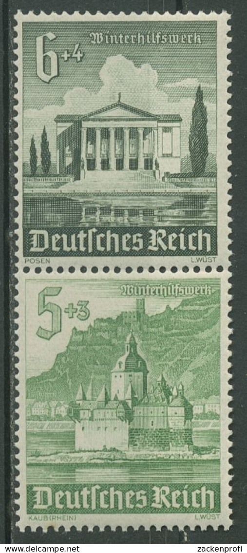 Deutsches Reich Zusammendrucke 1940 WHW Bauwerke S 260 Postfrisch - Zusammendrucke