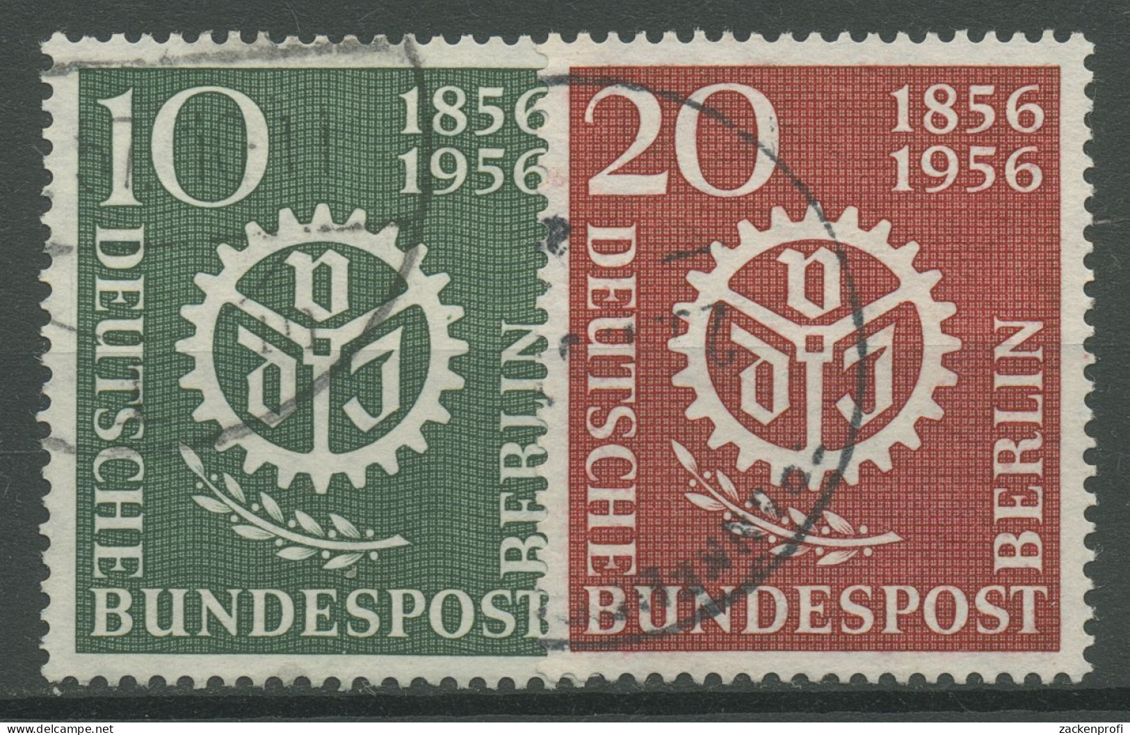 Berlin 1956 100 Jahre Verein Deutscher Ingenieure 138/39 Gestempelt - Gebruikt